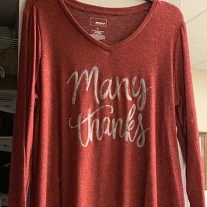 Sonoma Super Soft Many Thanks Top L